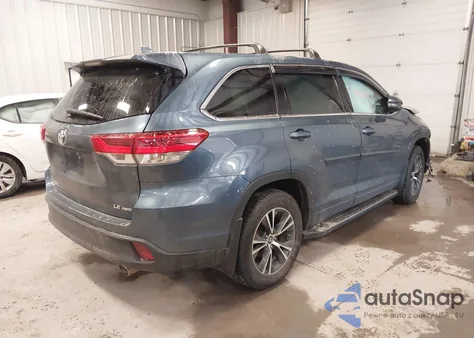 2018 Toyota Highlander Le Plus z USA, uszkodzony, nr VIN 5TDBZRFH3JS906139